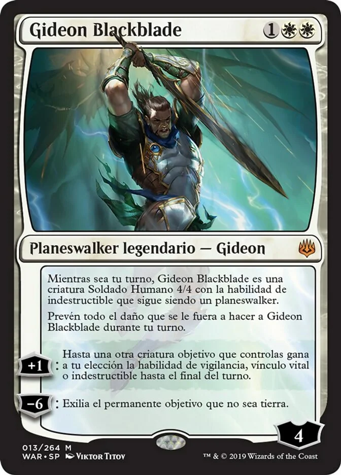 Gideon Blackblade (War of the Spark) - Magic: The Gathering in TCG Land