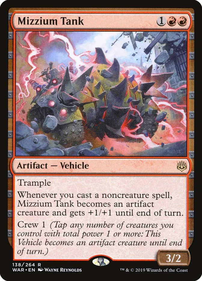 Mizzium Tank (War of the Spark) - Magic: The Gathering in TCG Land