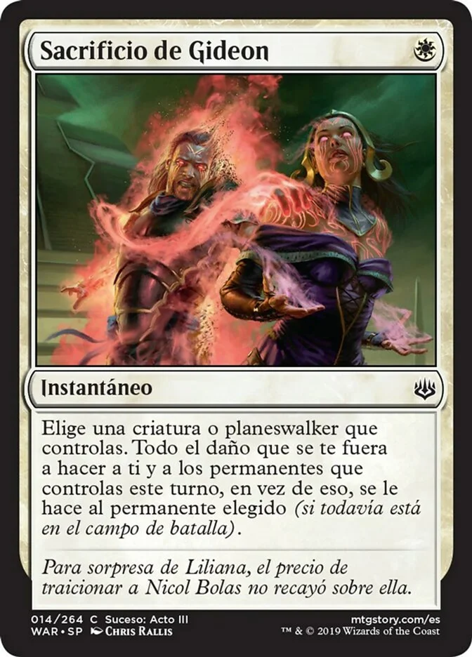Sacrificio de Gideon (War of the Spark) - Magic: The Gathering in TCG Land