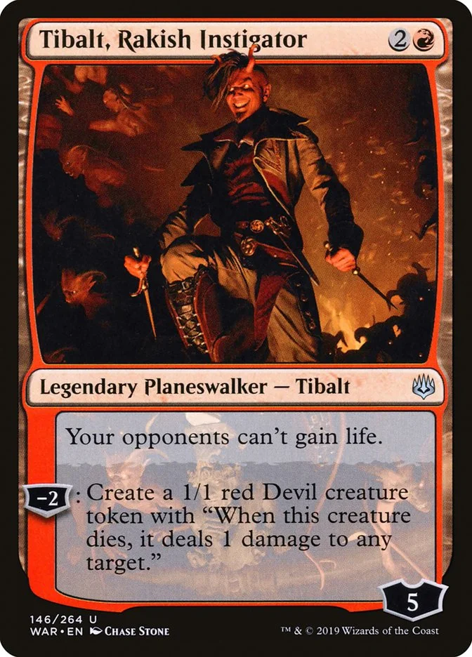 Tibalt, Rakish Instigator (War of the Spark) - Magic: The Gathering in TCG Land