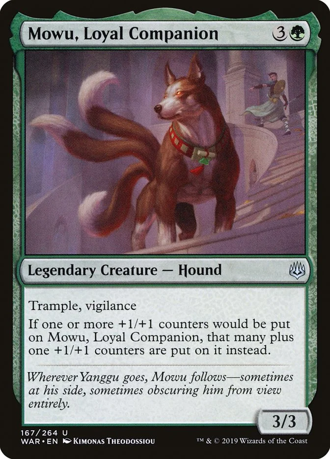 Mowu, Loyal Companion (War of the Spark) - Magic: The Gathering in TCG Land