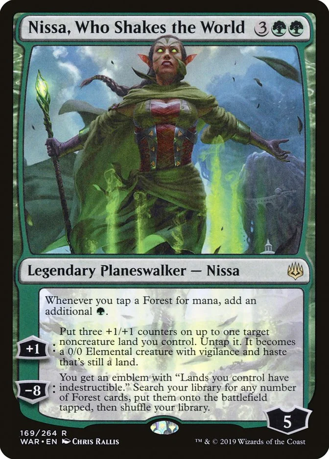 Nissa, Who Shakes the World (War of the Spark) - Magic: The Gathering in TCG Land