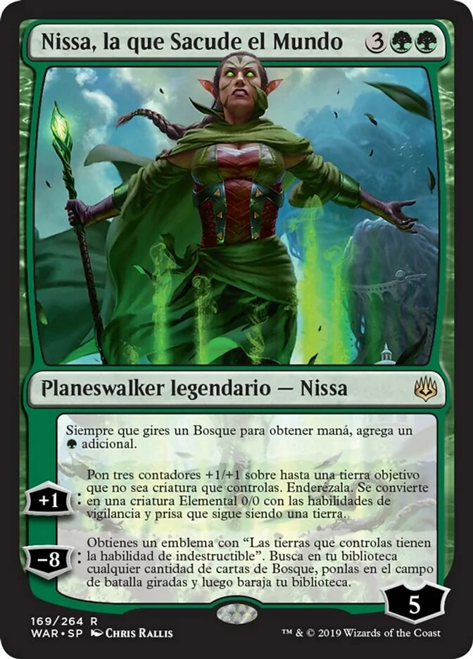 Nissa, la que Sacude el Mundo (War of the Spark) - Magic: The Gathering in TCG Land