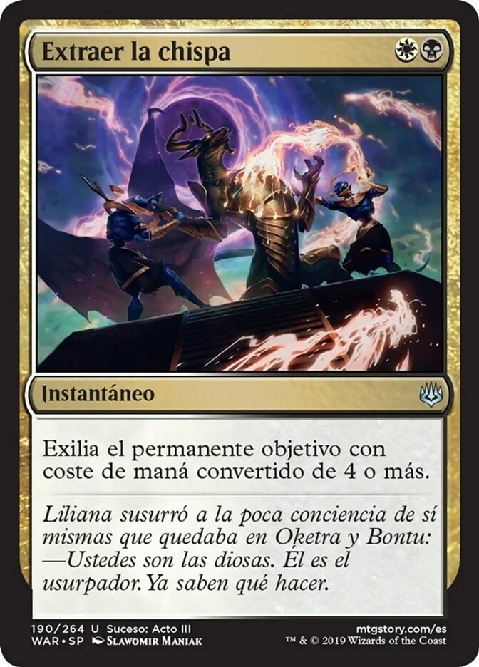 Extraer la chispa (War of the Spark) - Magic: The Gathering in TCG Land