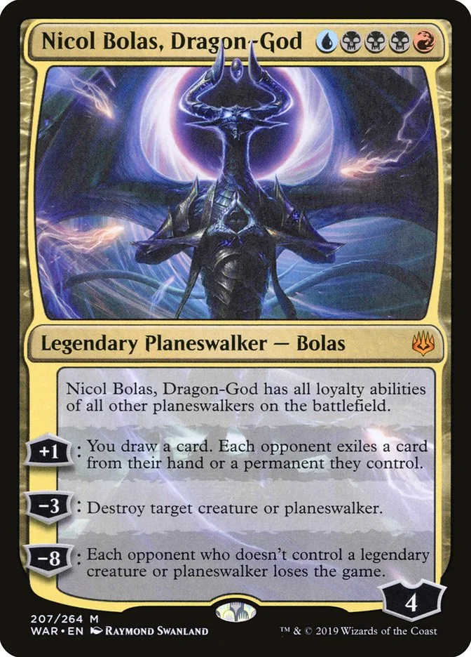 Nicol Bolas, Dragon-God (War of the Spark) - Magic: The Gathering in TCG Land