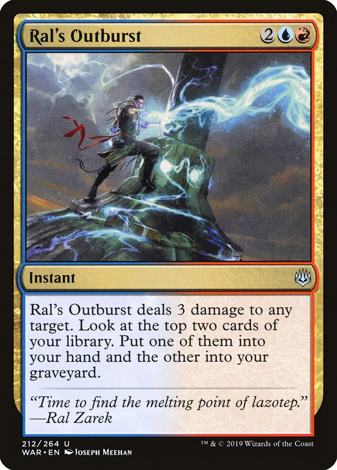 Ral's Outburst (War of the Spark) - Magic: The Gathering in TCG Land