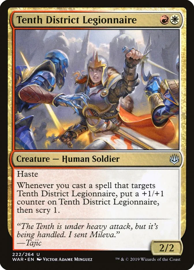 Tenth District Legionnaire (War of the Spark) - Magic: The Gathering in TCG Land