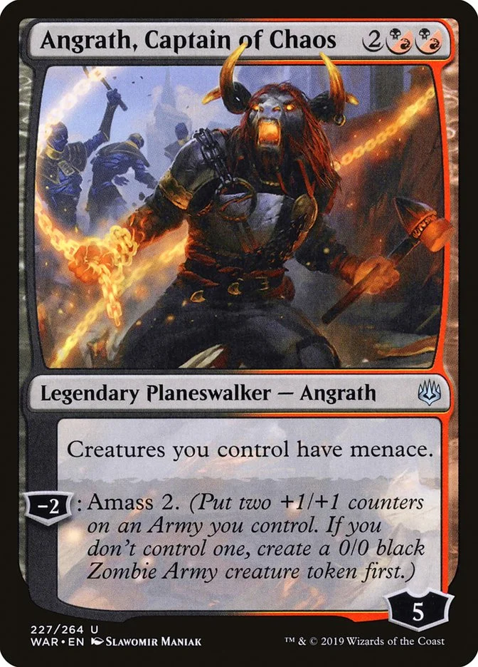 Angrath, Captain of Chaos (War of the Spark) - Magic: The Gathering in TCG Land