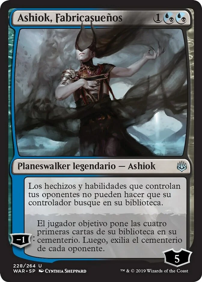 Ashiok, Fabricasueños (War of the Spark) - Magic: The Gathering in TCG Land