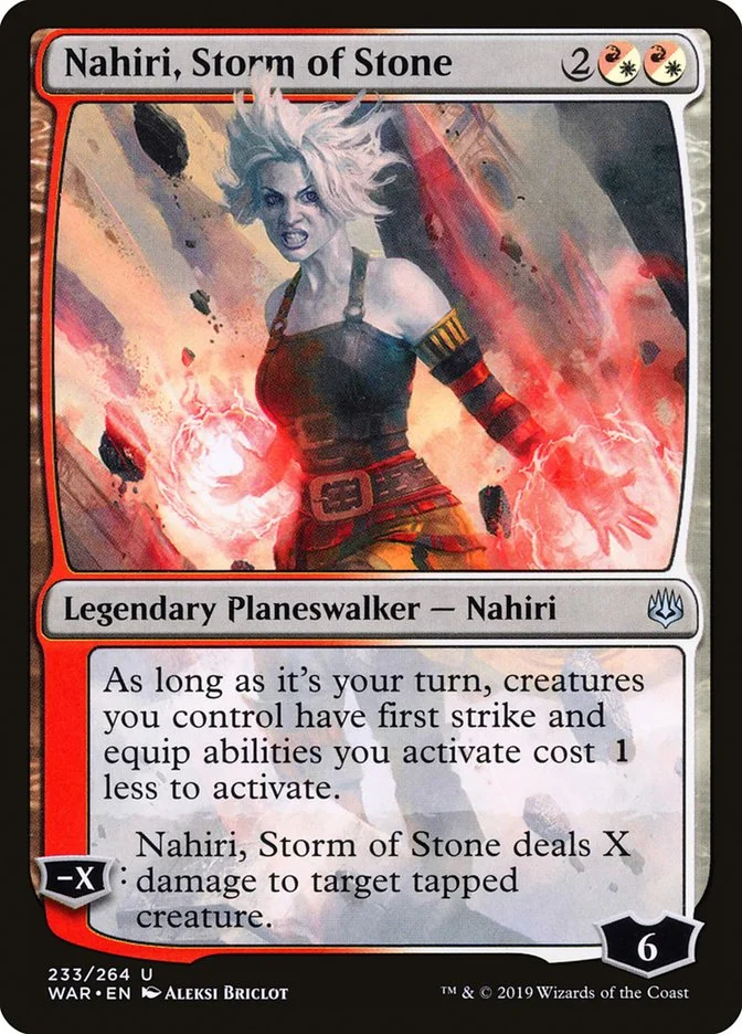 Nahiri, Storm of Stone (War of the Spark) - Magic: The Gathering in TCG Land
