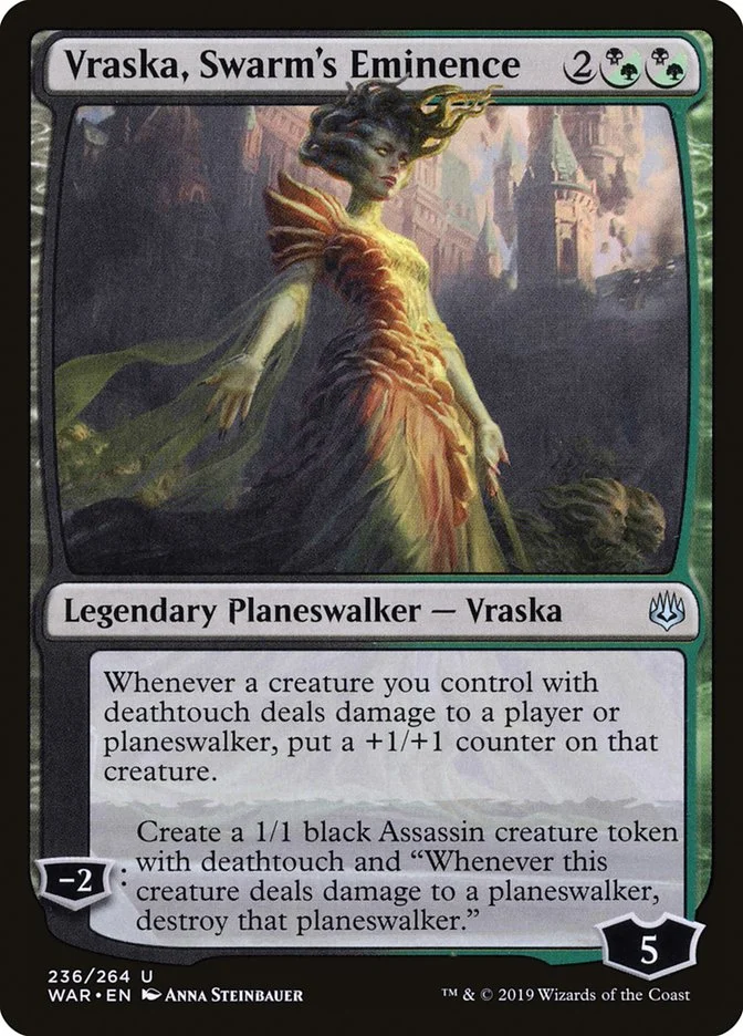 Vraska, Swarm's Eminence (War of the Spark) - Magic: The Gathering in TCG Land