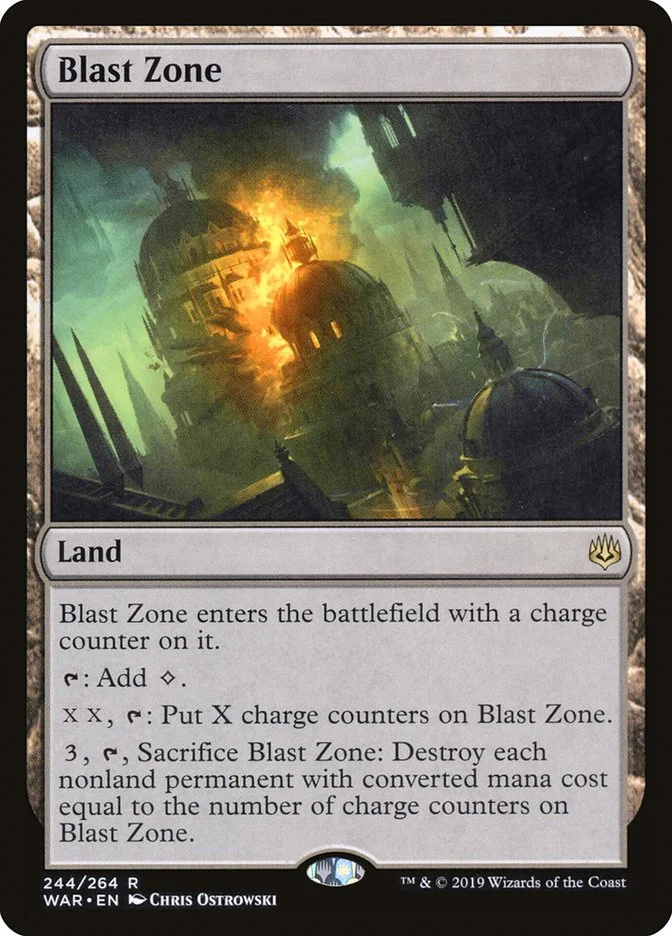 Blast Zone (War of the Spark) - Magic: The Gathering in TCG Land