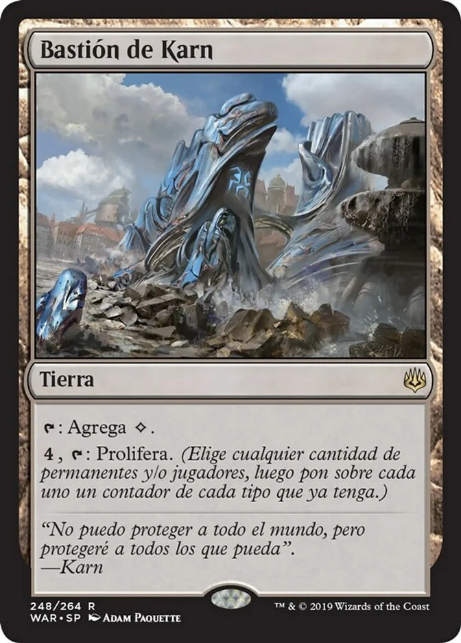 Bastión de Karn (War of the Spark) - Magic: The Gathering in TCG Land