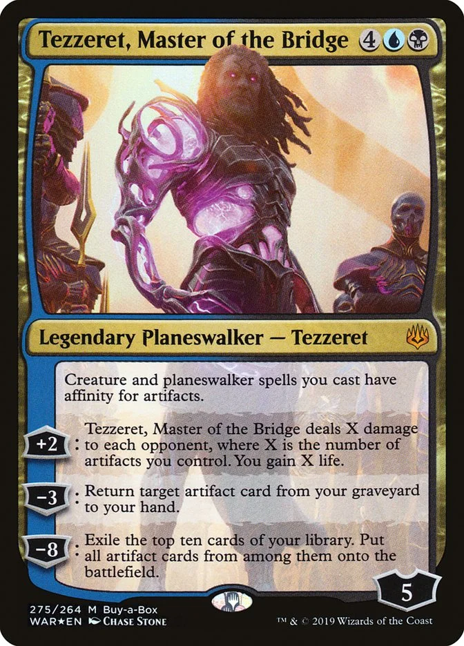 Tezzeret, Master of the Bridge (War of the Spark) - Magic: The Gathering in TCG Land