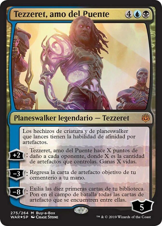 Tezzeret, amo del Puente (War of the Spark) - Magic: The Gathering in TCG Land