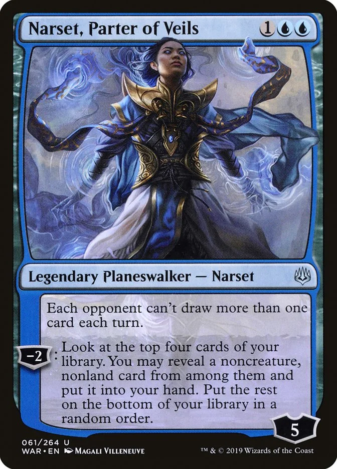 Narset, Parter of Veils (War of the Spark) - Magic: The Gathering in TCG Land