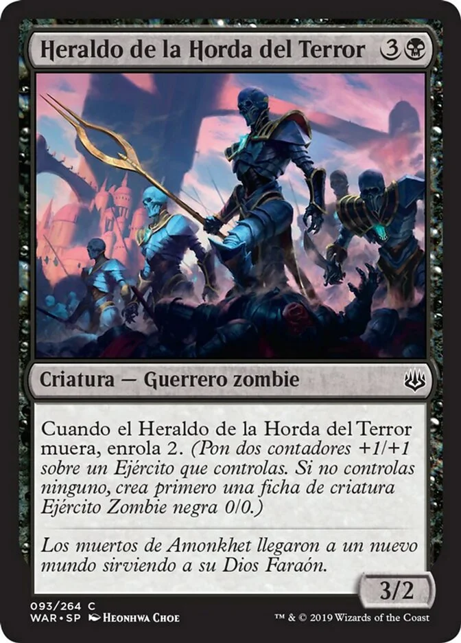 Heraldo de la Horda del Terror (War of the Spark) - Magic: The Gathering in TCG Land