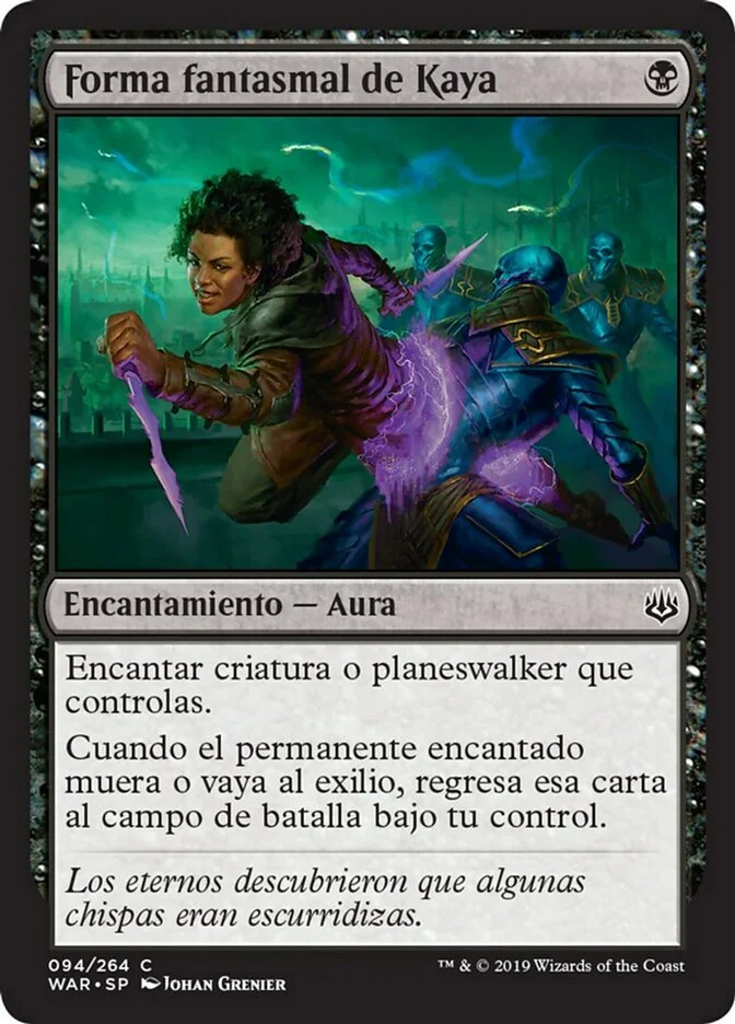 Forma fantasmal de Kaya (War of the Spark) - Magic: The Gathering in TCG Land