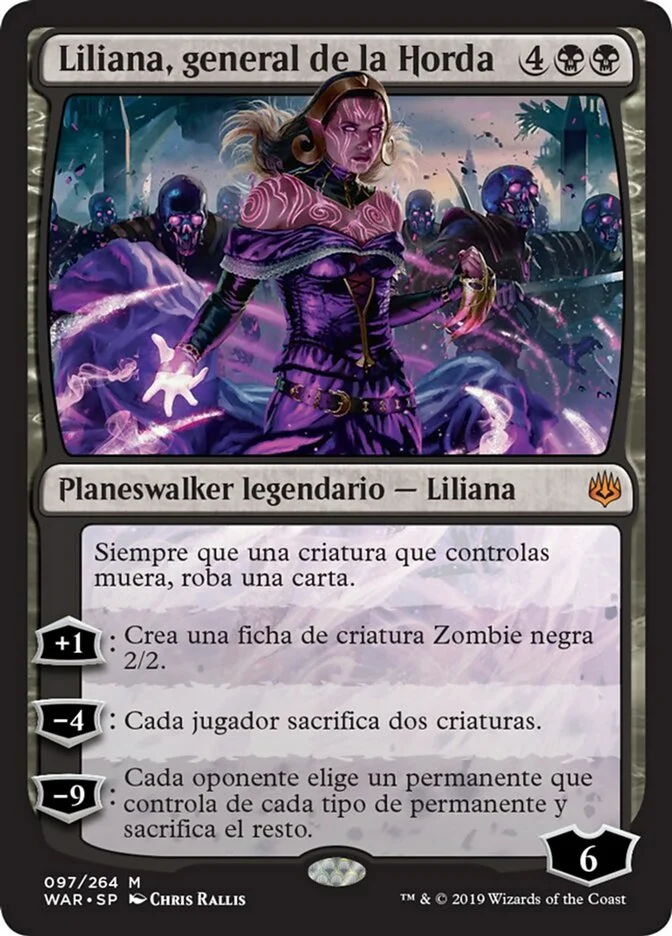 Liliana, general de la Horda (War of the Spark) - Magic: The Gathering in TCG Land