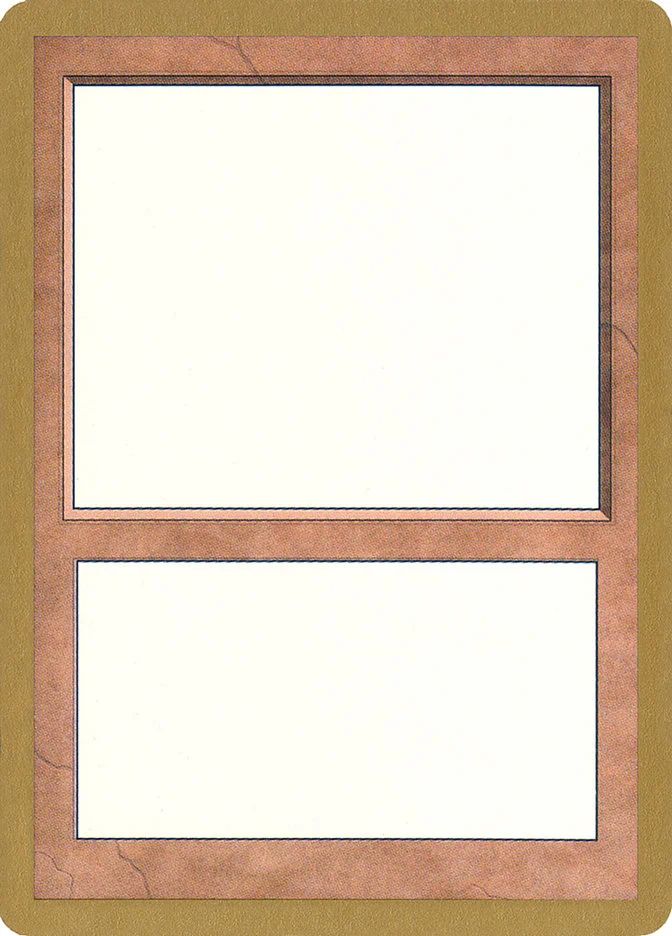 Blank Card (World Championship Decks 2000) - Magic: The Gathering in TCG Land