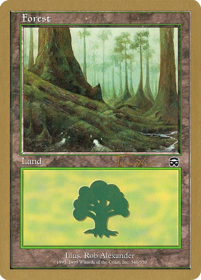 Forest (World Championship Decks 2001) - Magic: The Gathering in TCG Land
