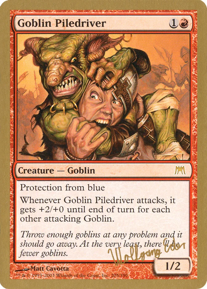 Goblin Piledriver — All printings & prices — TCG Land