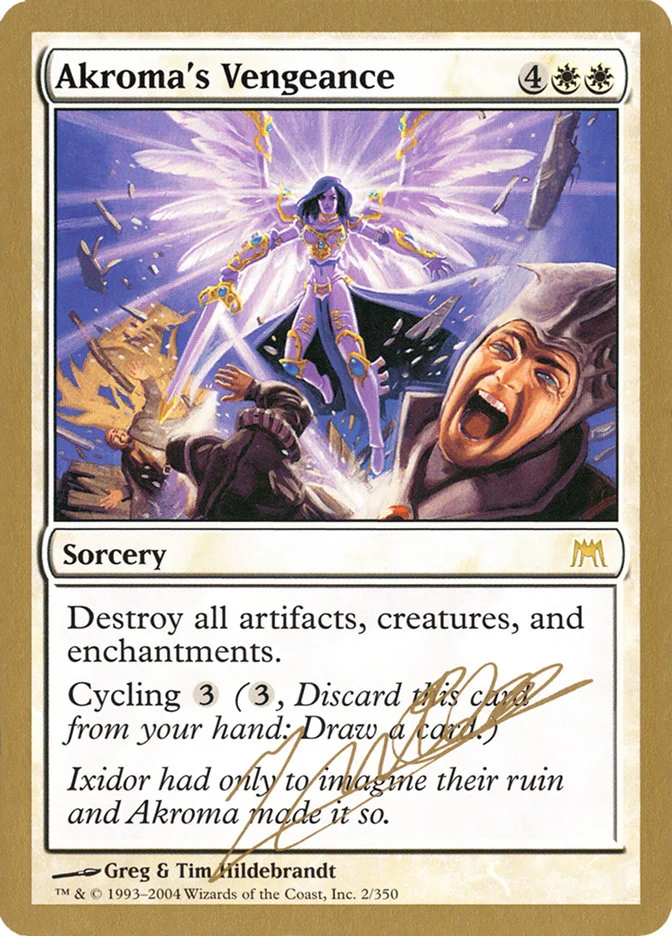 Akroma's Vengeance (World Championship Decks 2004) - Magic: The Gathering in TCG Land