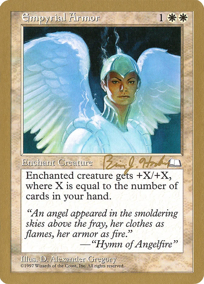 Empyrial Armor (World Championship Decks 1998) - Magic: The Gathering in TCG Land México