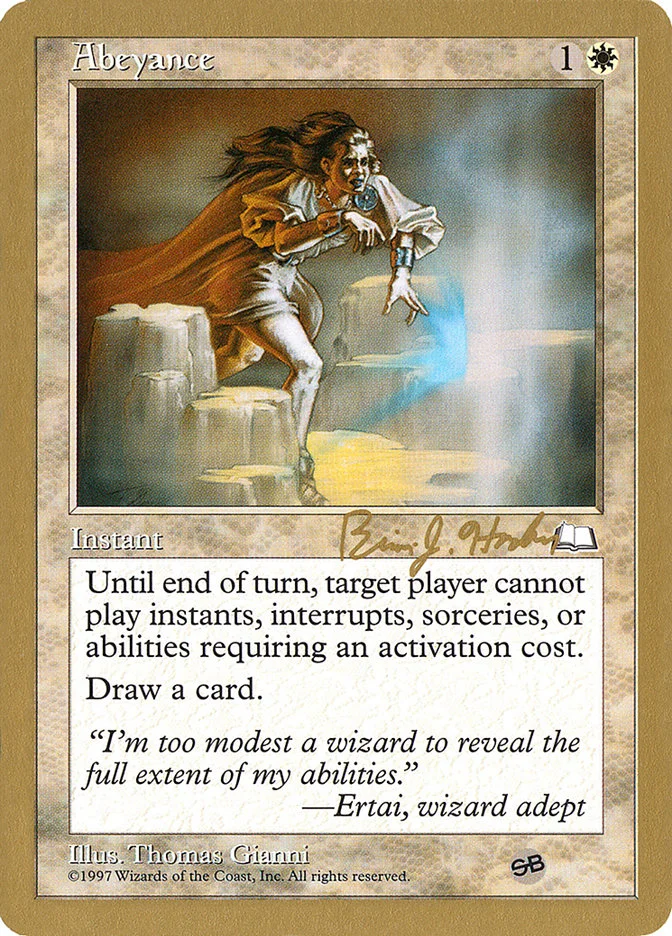 Abeyance (World Championship Decks 1998) - Magic: The Gathering in TCG Land México