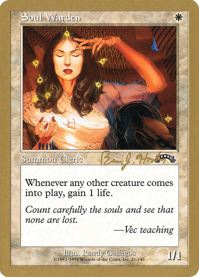 Soul Warden (World Championship Decks 1998) - Magic: The Gathering in TCG Land México