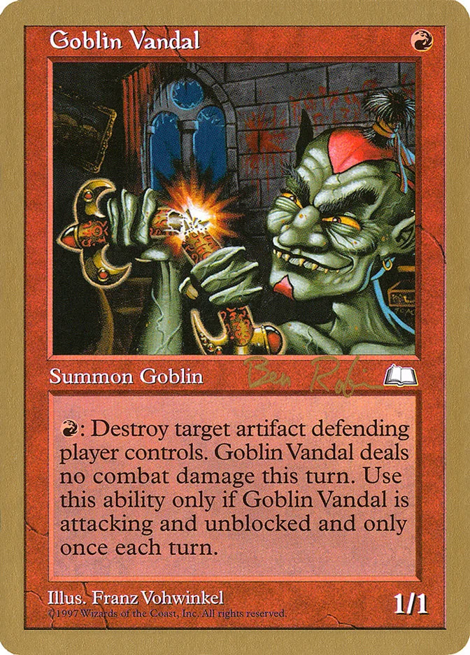 Goblin Vandal (World Championship Decks 1998) - Magic: The Gathering in TCG Land México