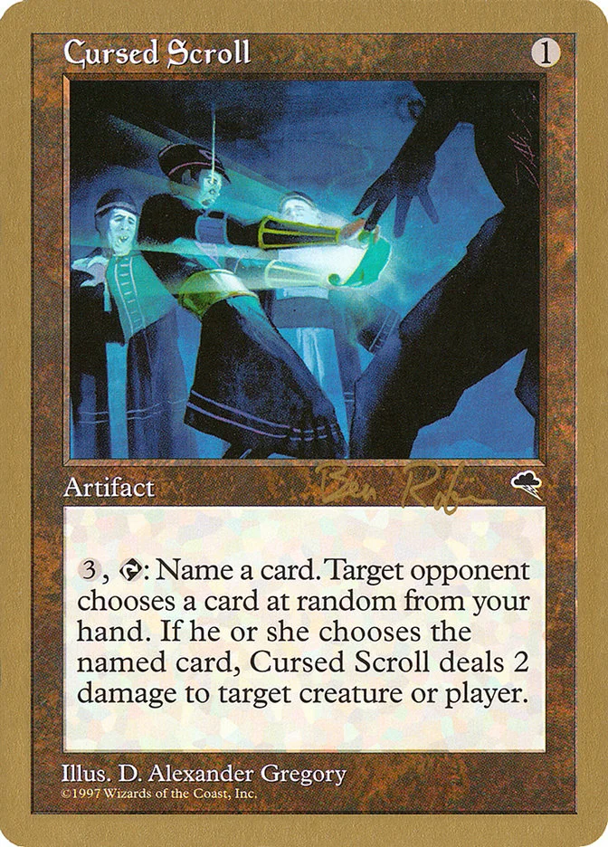Cursed Scroll (World Championship Decks 1998) - Magic: The Gathering in TCG Land México