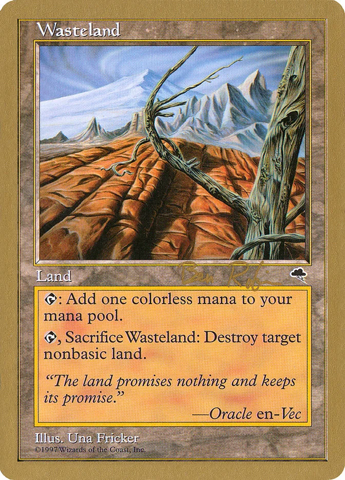 Wasteland (World Championship Decks 1998) - Magic: The Gathering in TCG Land México
