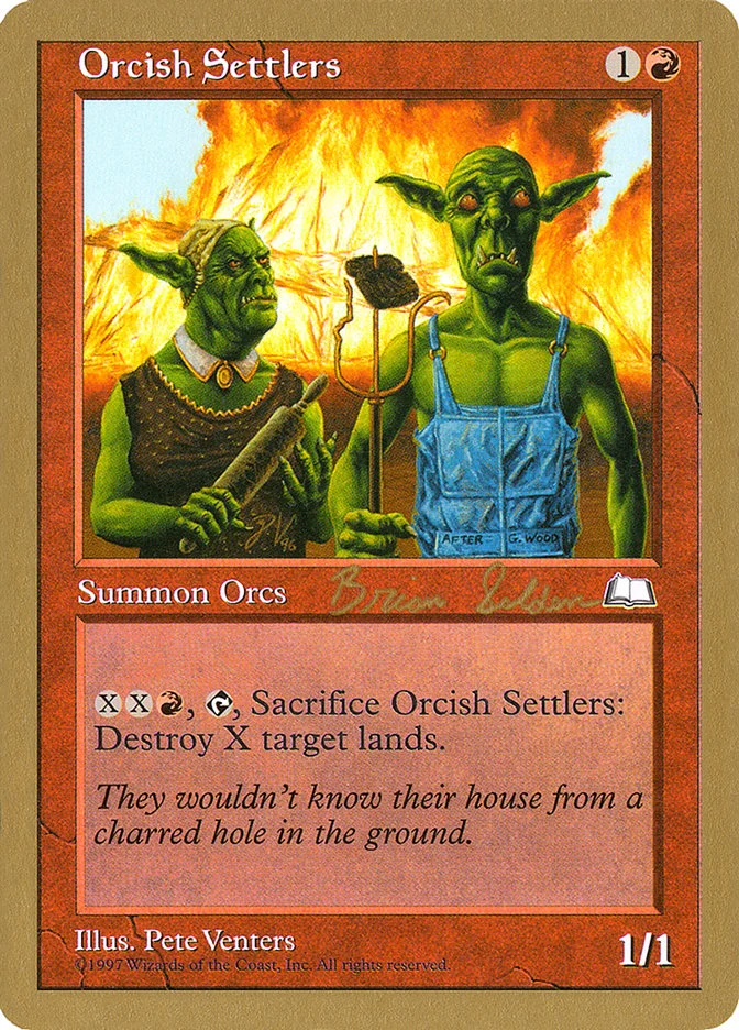 Orcish Settlers (World Championship Decks 1998) - Magic: The Gathering in TCG Land México