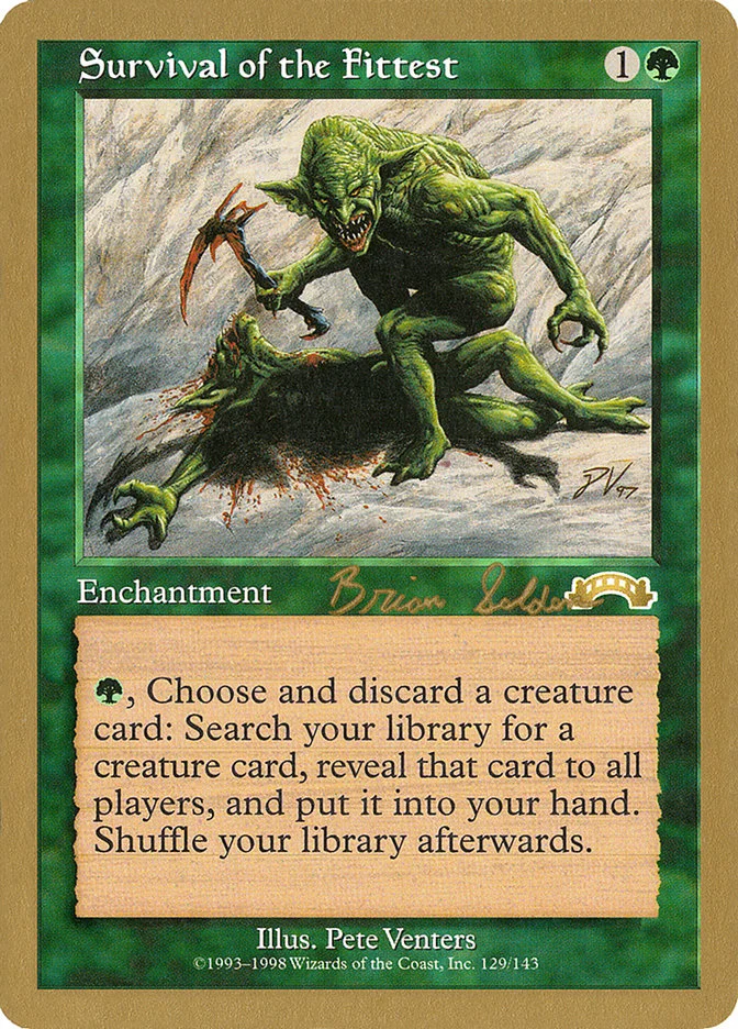 Survival of the Fittest (World Championship Decks 1998) - Magic: The Gathering in TCG Land