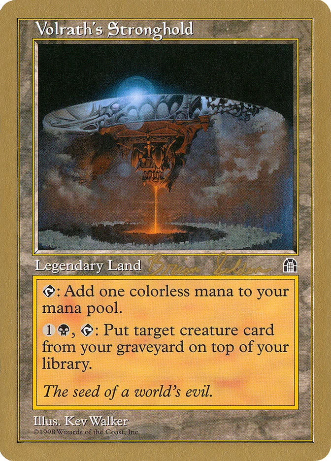 Volrath's Stronghold (World Championship Decks 1998) - Magic: The Gathering in TCG Land México