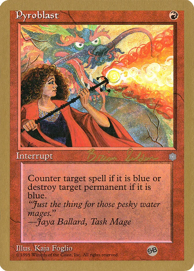 Pyroblast (World Championship Decks 1998) - Magic: The Gathering in TCG Land México