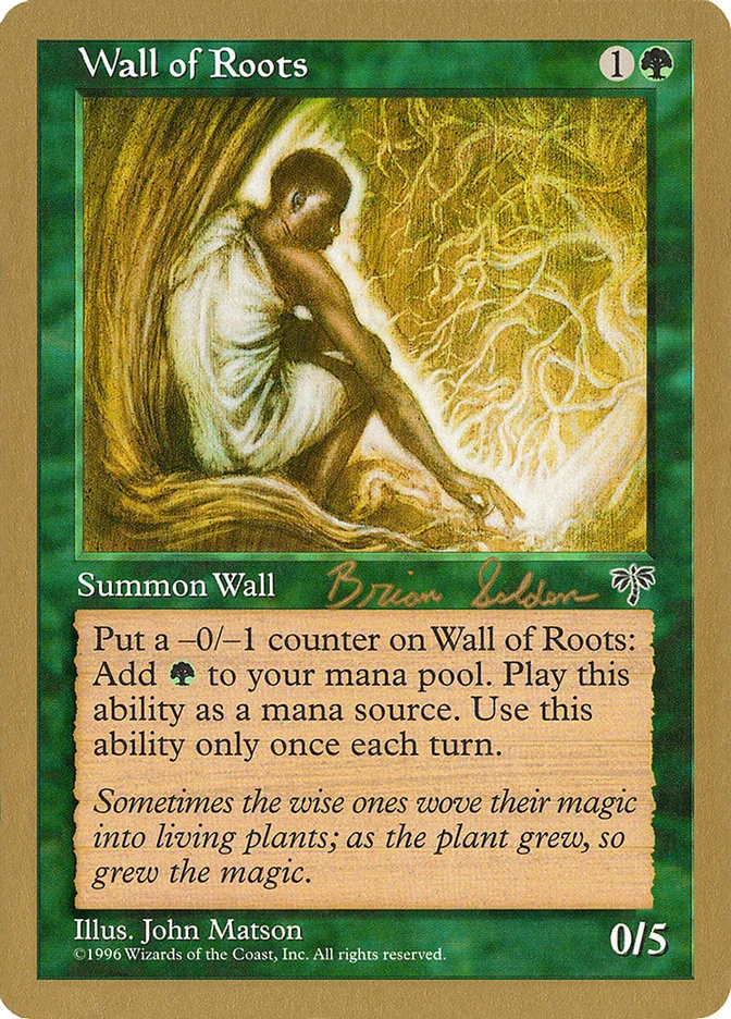 Wall of Roots (World Championship Decks 1998) - Magic: The Gathering in TCG Land México