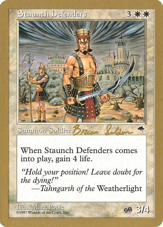 Staunch Defenders (World Championship Decks 1998) - Magic: The Gathering in TCG Land México