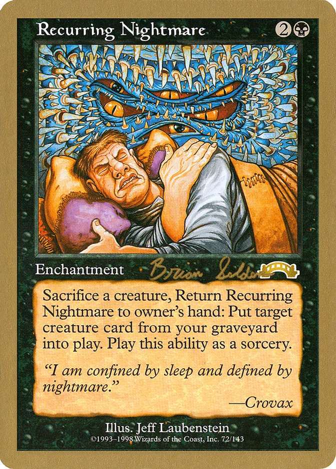 Recurring Nightmare (World Championship Decks 1998) - Magic: The Gathering in TCG Land México