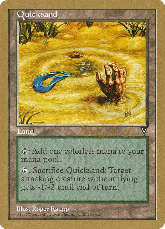 Quicksand (World Championship Decks 1998) - Magic: The Gathering in TCG Land México