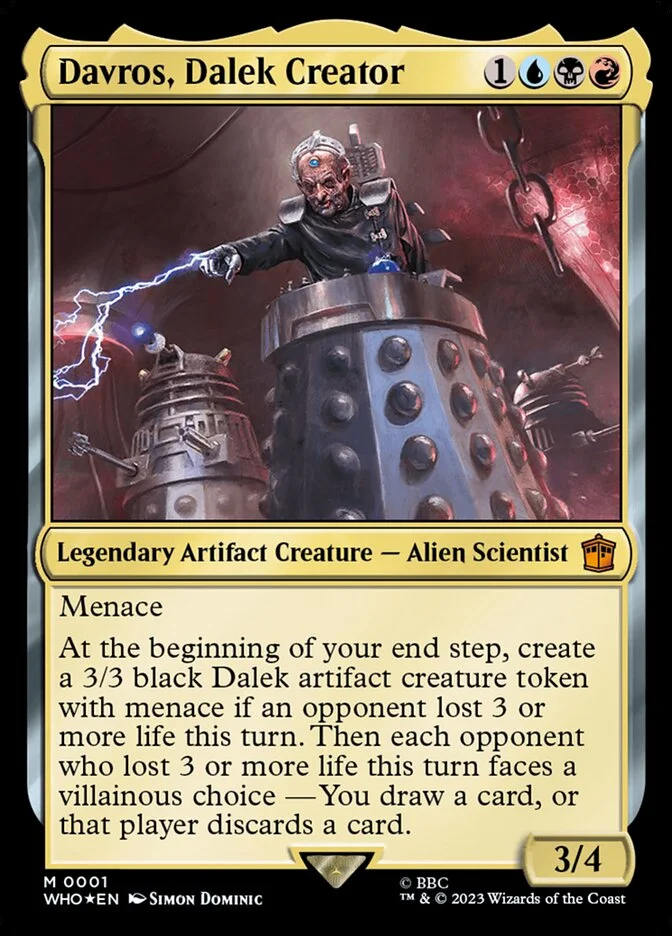 Davros, Dalek Creator (Doctor Who) - Magic: The Gathering in TCG Land