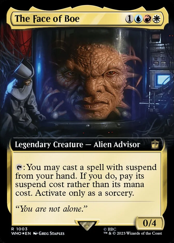 The Face of Boe (Doctor Who) - Magic: The Gathering in TCG Land