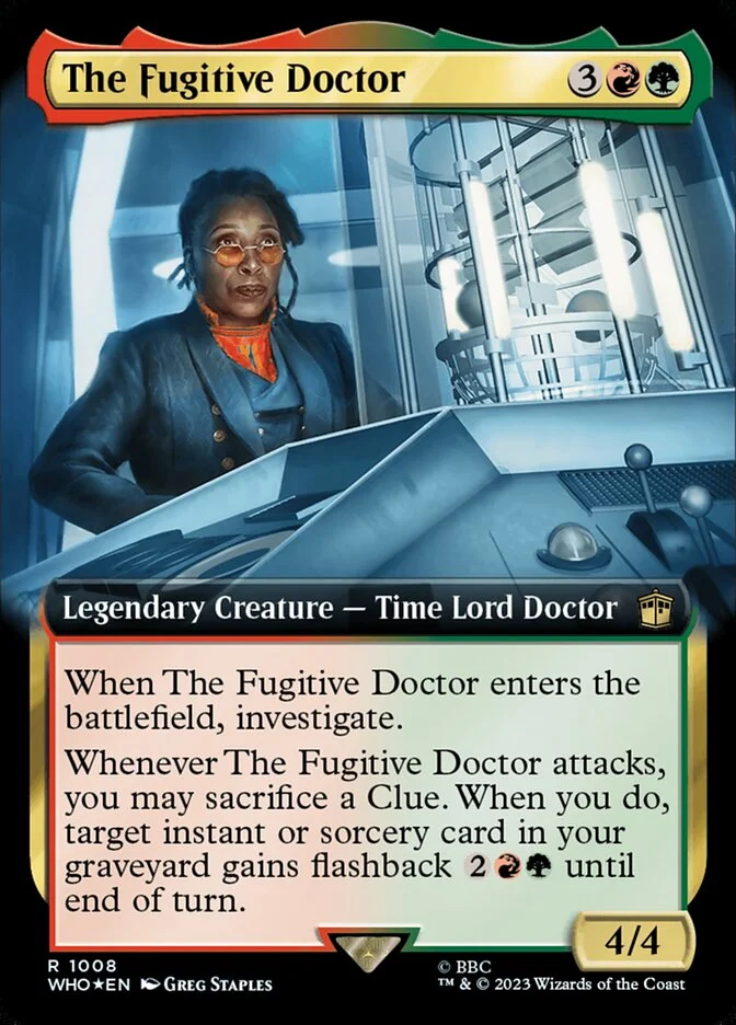 The Fugitive Doctor (Doctor Who) - Magic: The Gathering in TCG Land