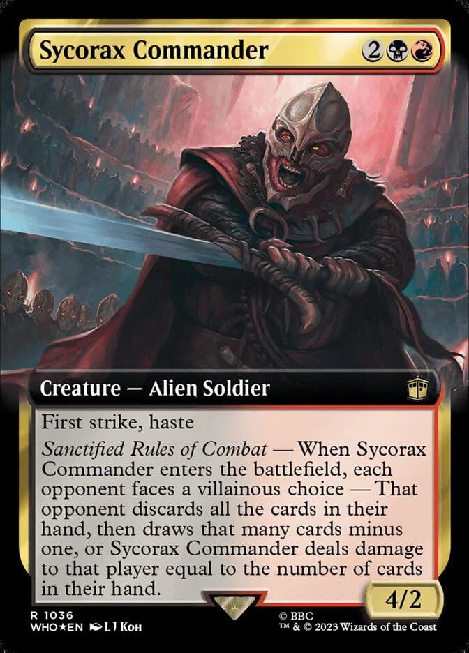 Sycorax Commander (Doctor Who) - Magic: The Gathering in TCG Land