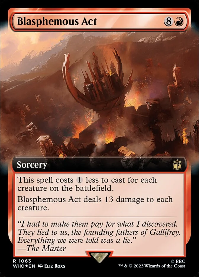 Blasphemous Act (Doctor Who) - Magic: The Gathering in TCG Land