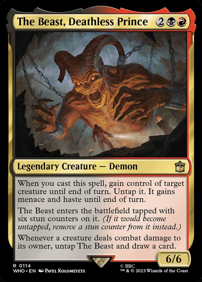 The Beast, Deathless Prince (Doctor Who) - Magic: The Gathering in TCG Land