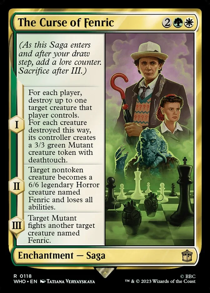 The Curse of Fenric (Doctor Who) - Magic: The Gathering in TCG Land