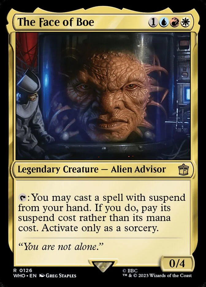 The Face of Boe (Doctor Who) - Magic: The Gathering in TCG Land