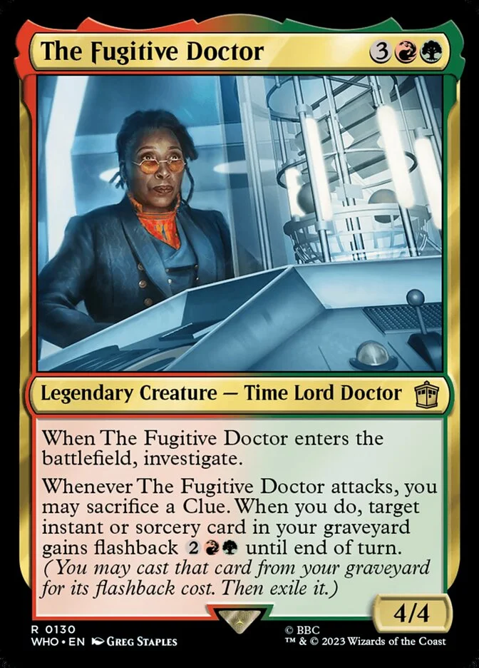 The Fugitive Doctor (Doctor Who) - Magic: The Gathering in TCG Land